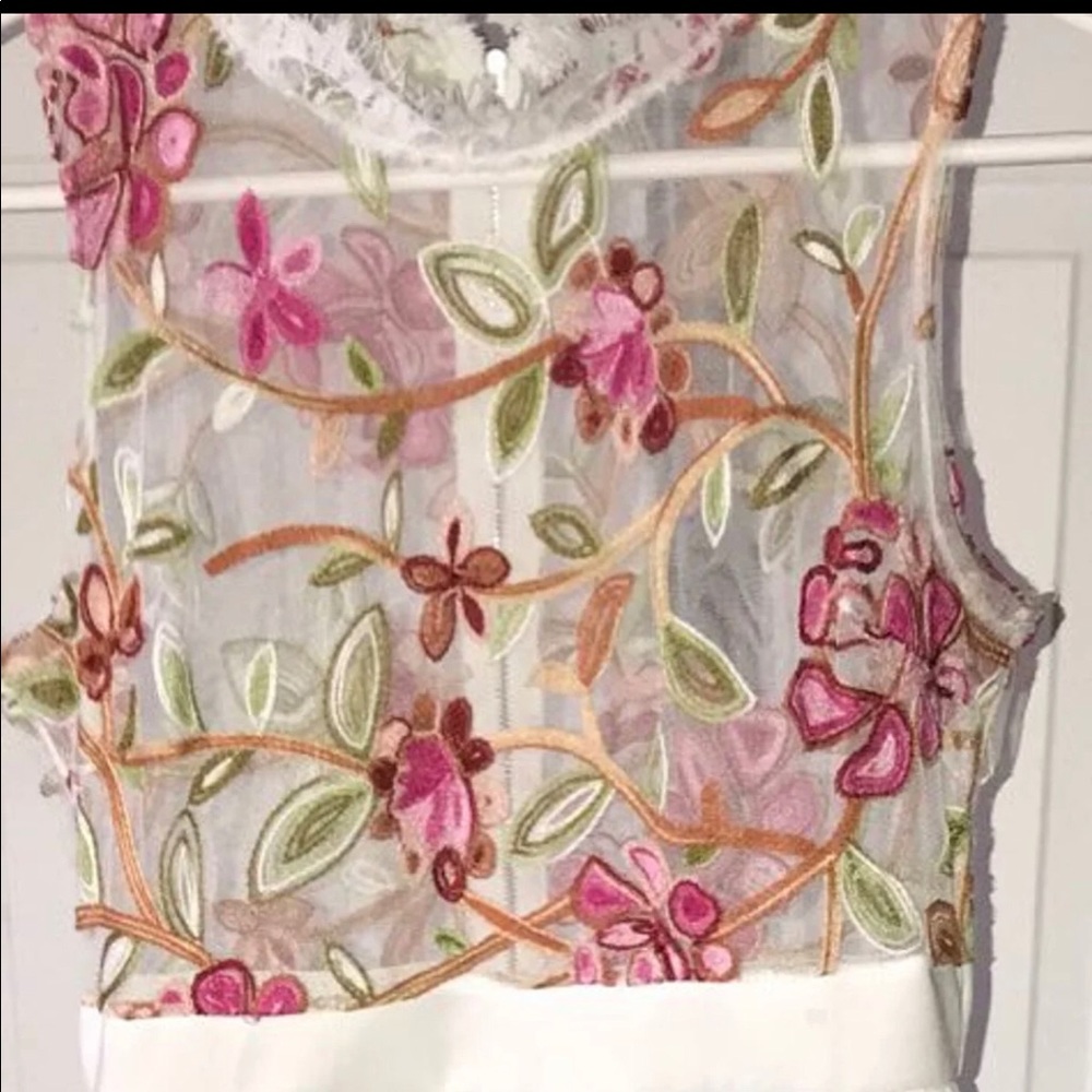 Floral Chiffon Romper with Cape